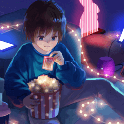 夜燈下的時光 Time under the night lights